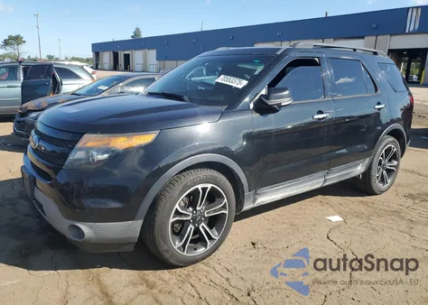 2014 Ford Explorer Sport из США, поврежденный, VIN 1FM5K8GT2EGB65962